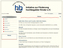 Tablet Screenshot of hbkinder.org